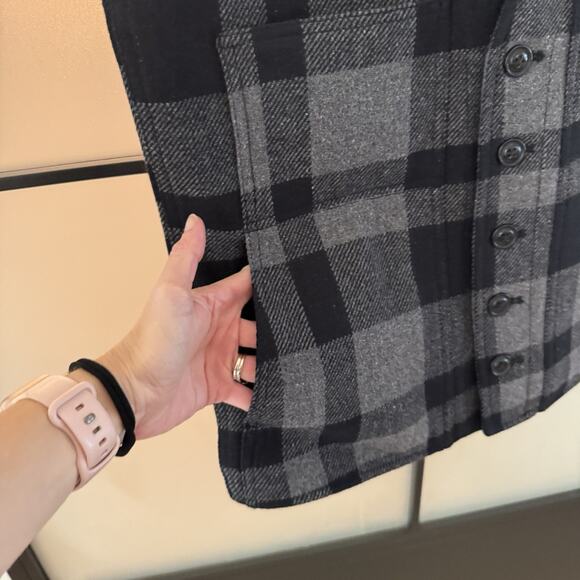 Ralph Lauren Denim & Supply Mens Black Plaid Vest Waistcoat Size Small Academia - Picture 13 of 14